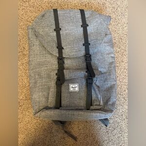 Herschel Little America™ Backpack - 30L with red and white striped liner. NWOT